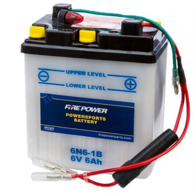 Fire Power Battery with electrolyte 6N6-1B 6/Volt 6N6-1B