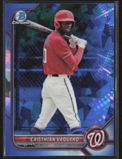2022 Bowman Draft Sapphire Edition #BDC-64 Cristhian Vaquero