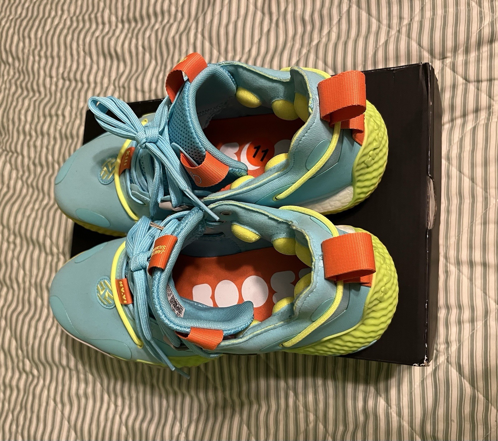 Adidas - Harden vol 6 Size 11 Mens Aqua ***BRAND NEW*** thumbnail 6