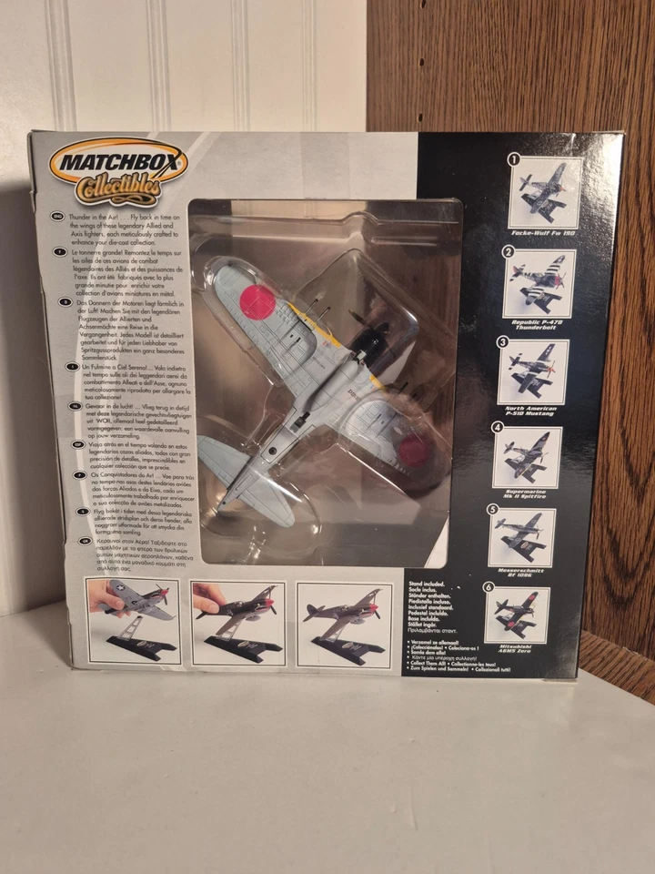 Matchbox Collection Mitsubishi A6M5 Zero WWII Airplane Fighter Plane - Image 3 of 4