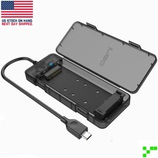 USB-C 3.1 Gen 2 - 10Gbps M.2 NVMe SSD Enclosure Tool-Free Plug Play Lightweight