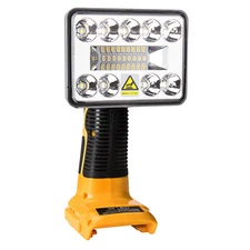 LED Work Light Handheld Flashlight Spotlight for Dewalt 14.4V-20V Li-ion Battery