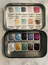 Daniel Smith Watercolor Shimmer Palette Quarter Pans 1 Ml Sample Set