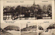 Ak Sayda im Erzgebirge, Gesamtansicht, Gasthof Goldener Löwe,... - 3876877