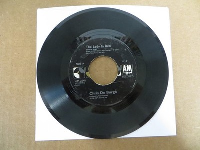 Chris De Burgh   The Lady In Red - 1986 A&M Records AM-2848 7'' Single VG/Generic