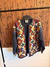Vintage 90s Lee Heavyweight Quilted Patchwork Jacket Made in USA XL Cottagecore