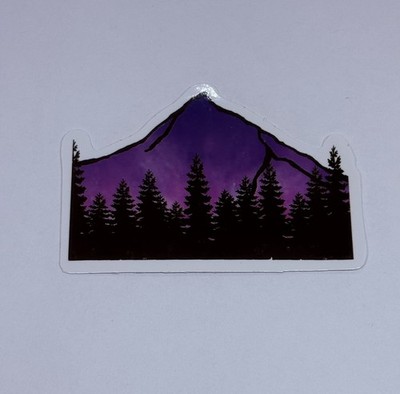 Purple Mountains National Forest Sticker Hiking Travel Decal Vinyl Art Decor Tc9