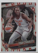 2025 Panini Prizm WNBA WNBA Logo Prizm Tina Charles #3 1k78