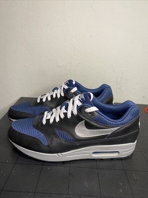 NIKE Air Max 1 NBY/Nike ID/Navy/Black/Silver Shoes 943756-901 Sz