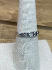 Vintage Chapel- Zenray Chain Link Design Sterling Silver Ring Sz. 8
