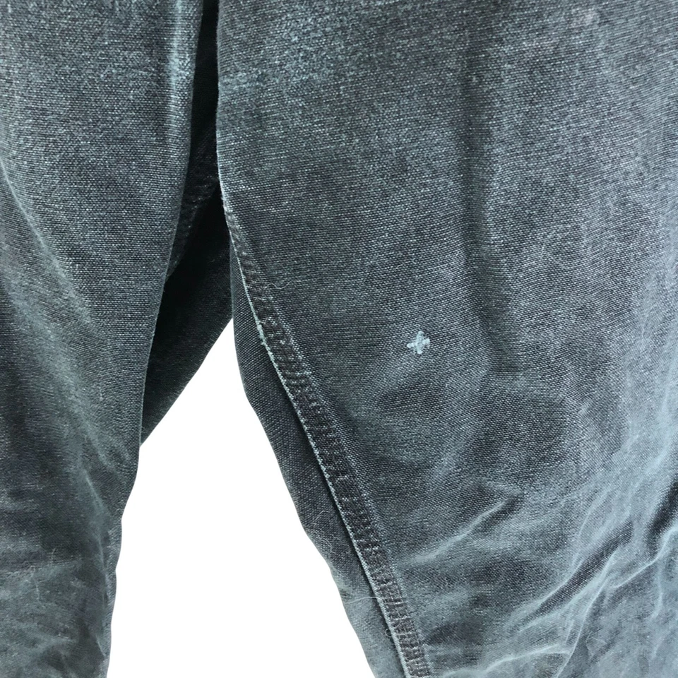 Carhartt Duck Utility Work Pant Dungaree Fit B11 Black 42x32 Actual 42x30 - Image 2 of 4