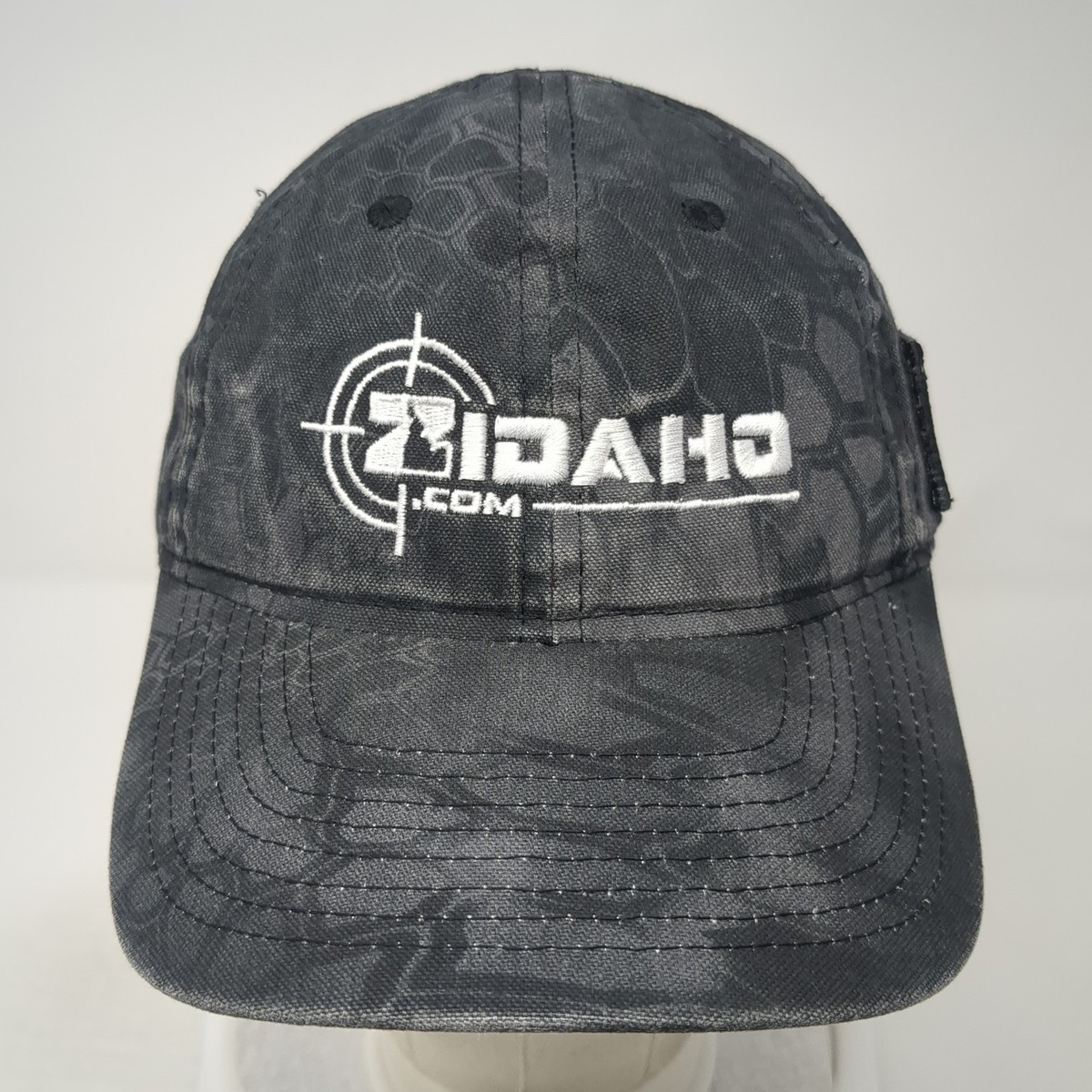 ZIdaho Strapback Hat Multicolor Camo One Size Adjustable