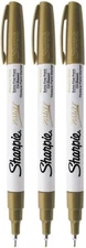 Sharpie Gold Extra Fine Oil Based Paint Marker San 35532 New 3  Markers