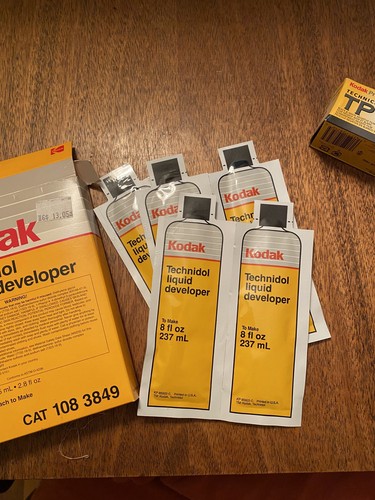 Kodak Technical Pan Film Expired + 5 Pouches Technidol Developer | eBay
