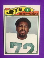 1977 TOPPS FOOTBALL SET BREAK CARD # 469 Robert Woods