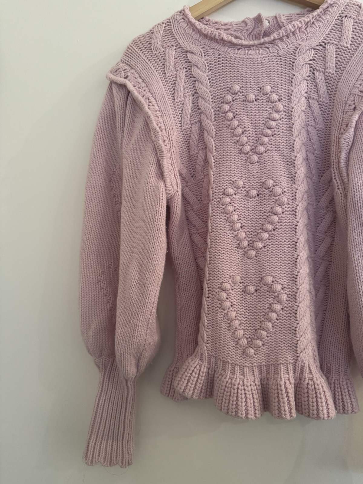 LoveShackFancy Calantha Pullover in Cherry Blosso… - image 2