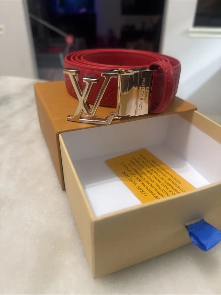 красный пояс louis vuitton 40 - Изображение 2 из 4