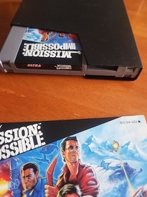 Mission Impossible Nintendo NES Video Game 1990 IOB W/Manual Tested Works