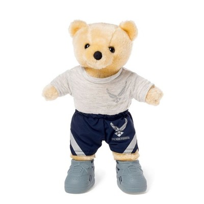10'' Mini US Air Force Teddy Bear in PT Uniform