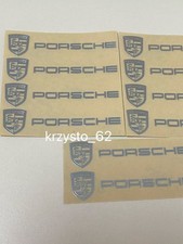 Car Interior Decals - Silver 3m Adhesive - 10 Pieces For Porsche
