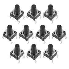 10PCS 6x6x9.5mm Panel Micro PCB Momentary Tactile Tact Push Button Switch DIP