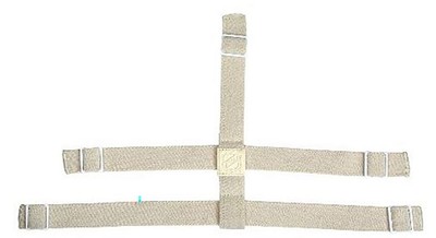 Bauer Profile Backplate Strap - Riemen für Kopfplatte weiß