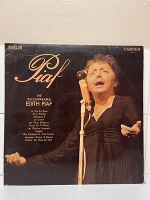 The Incomparable Edith Piaf 1970 UK Vinyl LP La Vie En Rose Best of Monsieur
