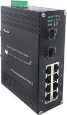 Industrieller Ethernet Switch 8 TP-Ports 1000...