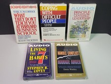 Vintage Audio Book Lot x5 On Cassette Tape
