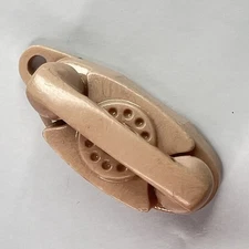 The Princess Phone Retro Rose Gold Phone Vintage Keychain