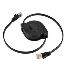 Retractable CAT7 RJ45 600MHz Patch Shielded Lan Network Cable Flat Ethernet Cord