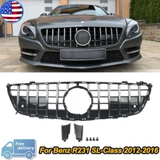 GT Grille For Mercedes-Benz R231 SL-CLASS Pre-facelift 2013-2016 Chrome/Black