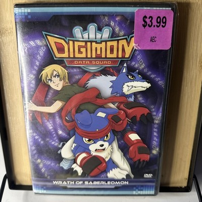 Digimon Data Squad: Wrath of SaberLeomon (DVD, 2010) New Anime