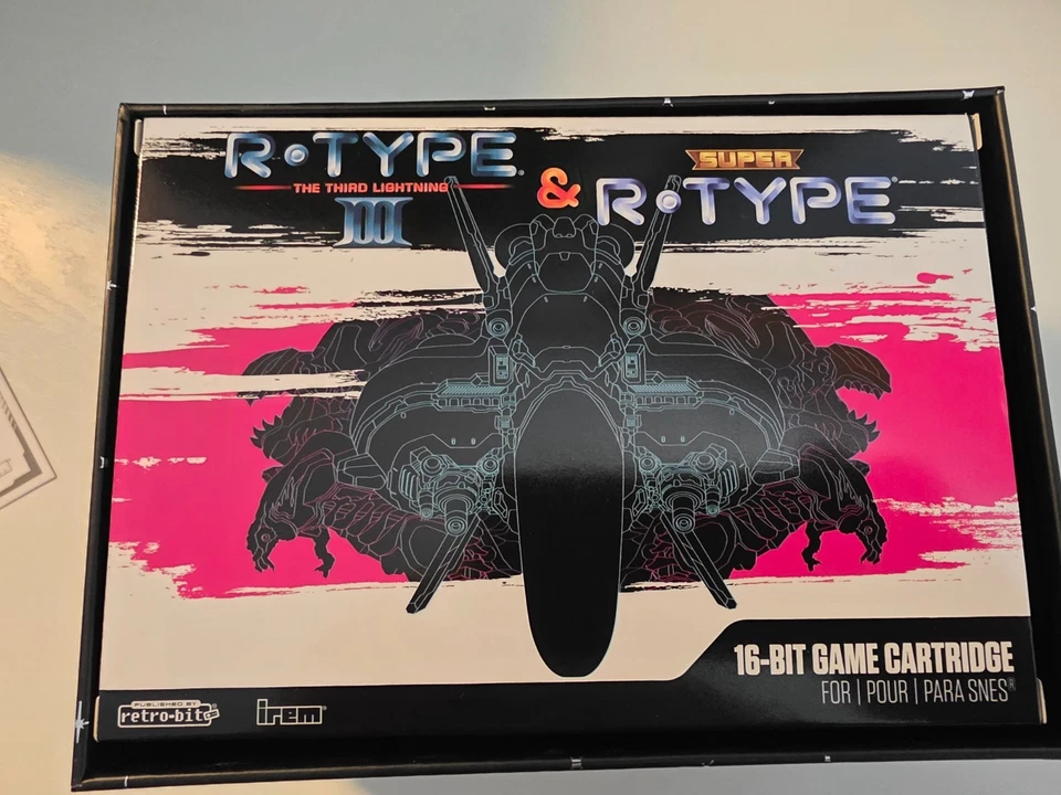R-Type III 3 & Super R-Type, Retrobit Limited Collector's Edition SNES, Complete - Image 3 of 4