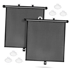  Car Window Shades for Baby-2 Pack Retractable Side Window Car Sun Shade 