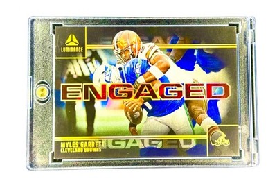 Myles Garrett RARE ENGAGED INVESTMENT CARD SP - BROWNS