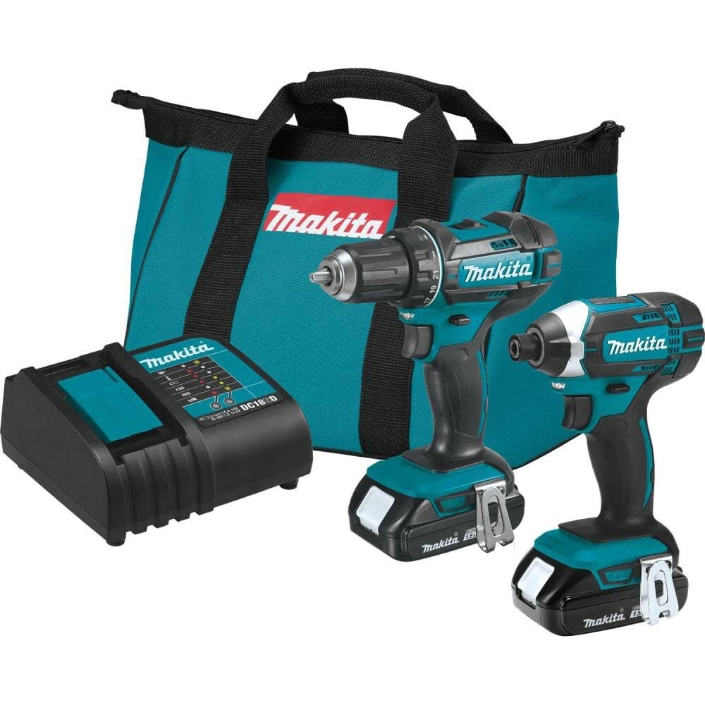 Комбинированный комплект аккумуляторных батарей Makita 18V Lxt из 2 предметов 15 Ач 44590₽