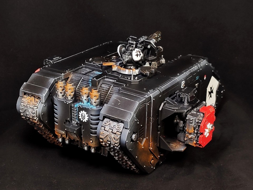 Black Templars Land Raider Crusader painted Warhammer 40k Primaris ...