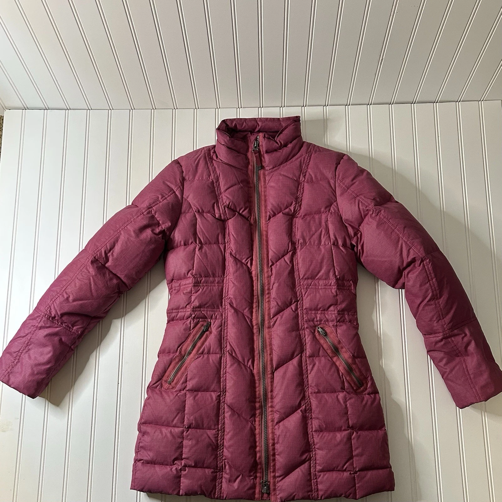 prAna Women’s XS Down Puffer Jacket Pink Lightweight Quilted Outdoor
Opens in a new window or tab
