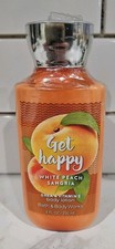 NEW SEALED BATH  BODY WORKS BODY LOTION- GET HAPPY-WHITE PEACH SANGRIA 8oz.