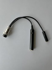 AD-1-I 8Pin Headset PTT Mic Adapter Cable For ICOM HF IC-7300 IC-751A IC-7610