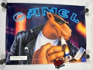 R.J. Reynolds Joe Cool Camel Cigarettes 24.75x18.25” Poster 1996 Advertisement
