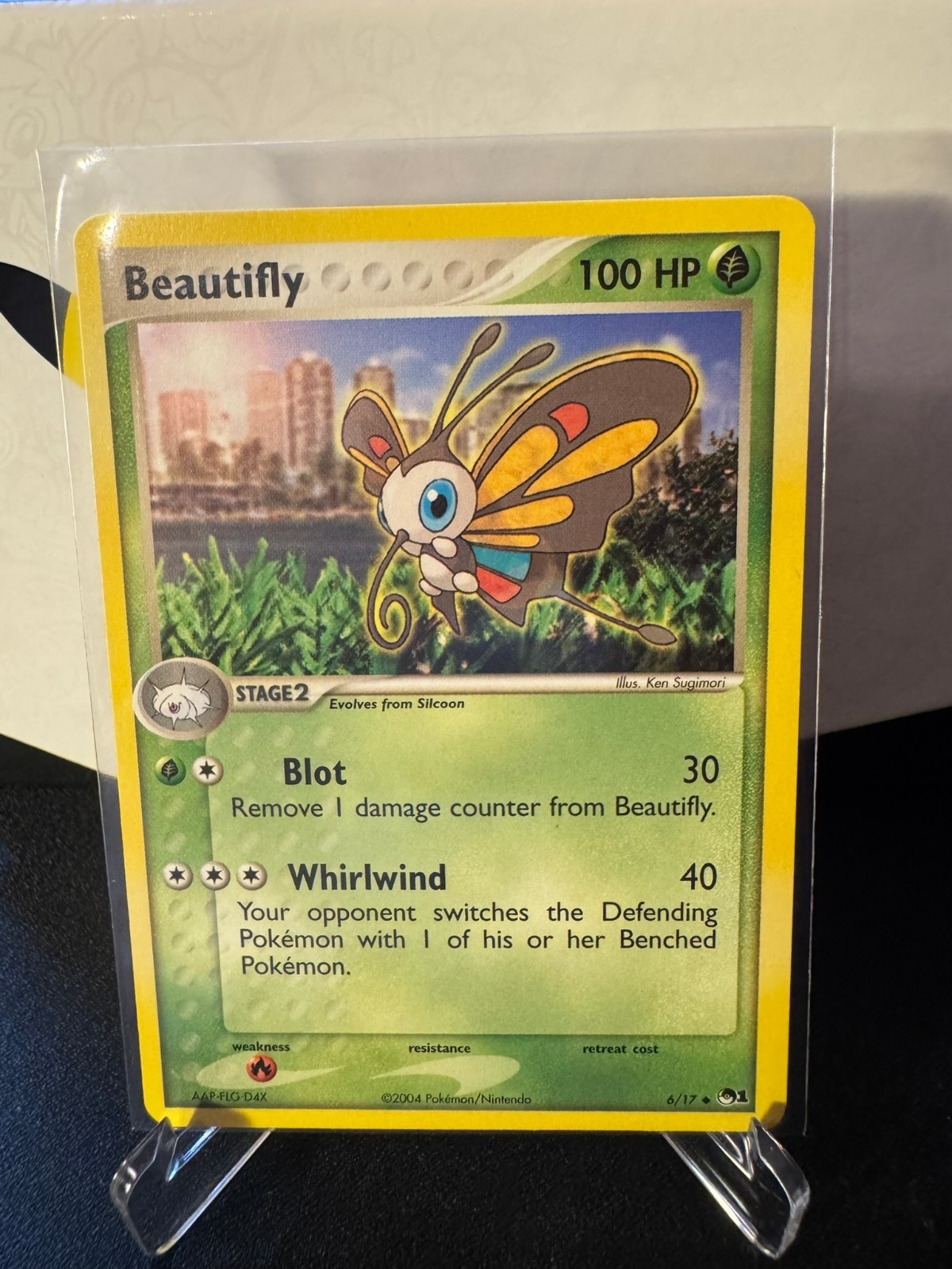 Beautifly 6/17 Pop 1 Series Promo Uncommon Pokemon Card NM