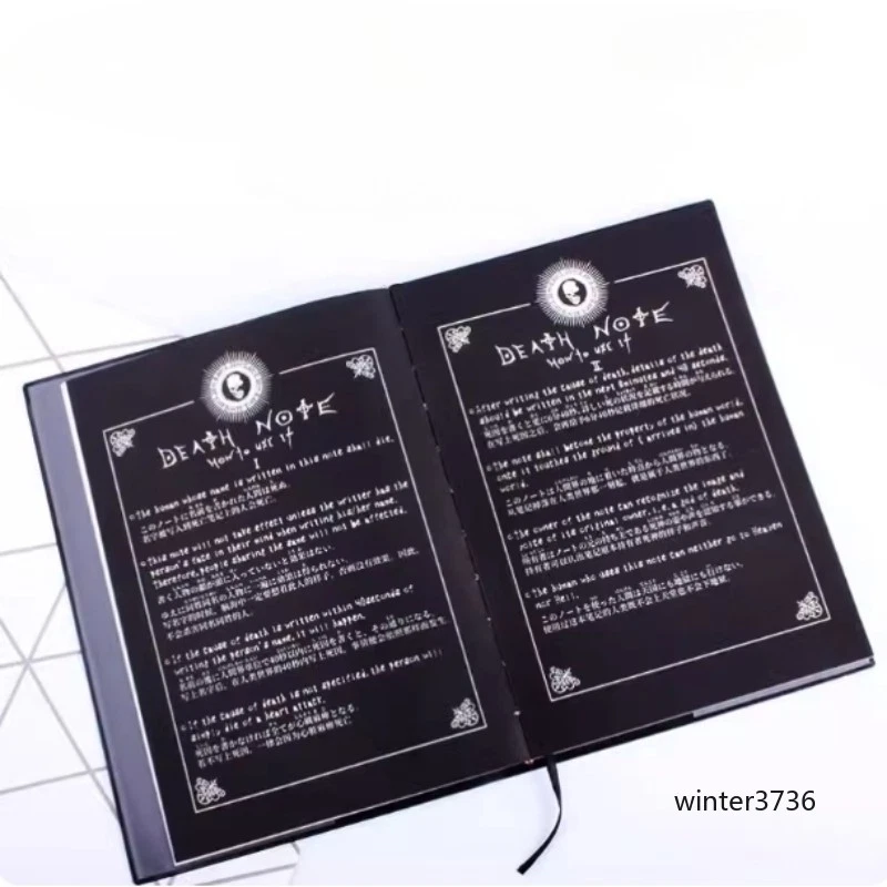 DEATH NOTE Anime Surrounding Cosplay Prop Ryuk Notebook Roster Collectible Gift - Bild 4 von 4