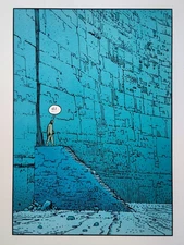 JEAN GIRAUD MOEBIUS 1984 SCREEN PRINT COLOR LITHOGRAPH ART PRINT UNSIGNED PG 24