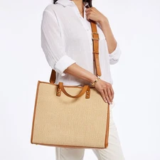Mark and Graham - Raffia Essential Tote - NEW!!!