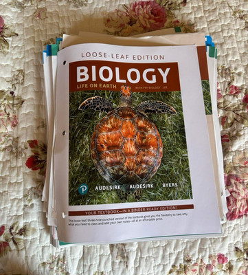 Biology: Life on Earth with Physiology 12E Loose-Leaf Textbook Audesirk