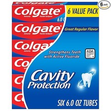 Colgate Cavity Protection Toothpaste with Flu...