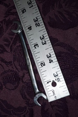 Vintage SNAP-ON 11/32'' SAE 4 Way Open End Angle Wrench VS11 Made in USA