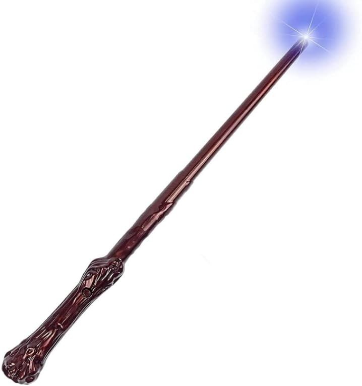 Varita mágica de Harry Potter de 14,57 pulgadas varita de mago iluminada con efectos de sonido niños